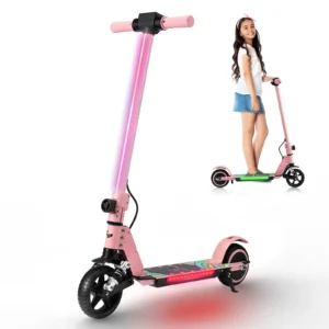 Honeywhale E10S - Patinete Eléctrico Infantil Plegable Rosa 180W