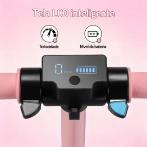 Honeywhale E10S - Patinete Eléctrico Infantil Plegable Rosa 180W - Imagem 4