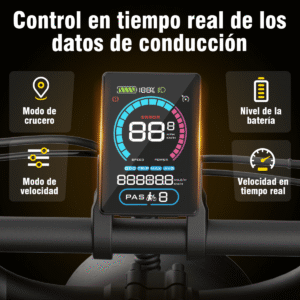 Honeywhale K6S Bicicleta Eléctrica Plegable 1080W Neumáticos Fat 20x4" Batería 48V 15.6Ah - Imagem 7