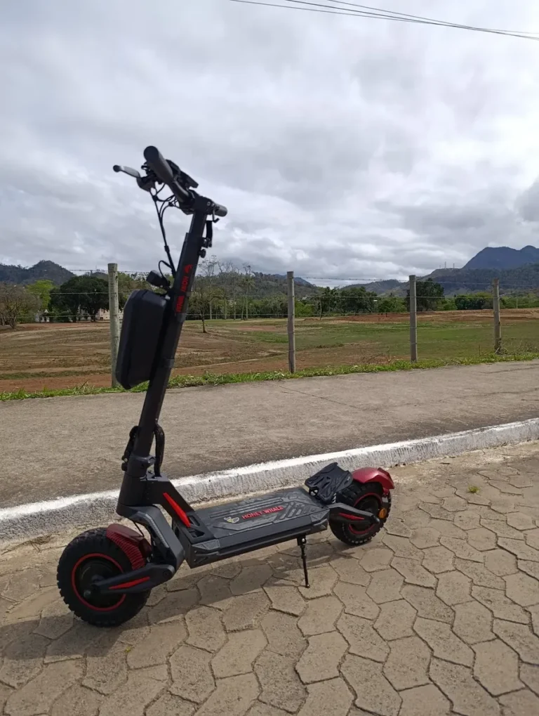 HONEYWHALE G4 Max Patinete Eléctrico Plegable Negro/Rojo 60V 20,8Ah con Ruedas 12" y Luz LED photo review