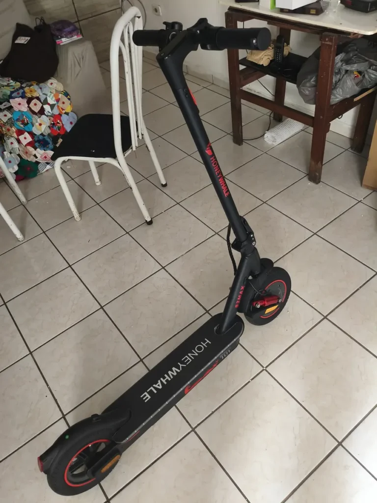 Patinete Plegable HONEYWHALE S2 MAX Rosa Aluminio Bluetooth LED Freno de Disco 120kg photo review