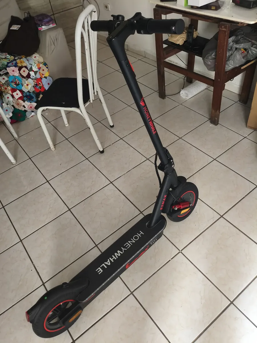 HONEYWHALE S2 MAX Patinete Plegable Rosa Aluminio Bluetooth LED Freno de Disco 120kg photo review
