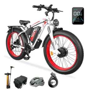 Honeywhale BK08 Bicicleta Eléctrica Pneu Fat 26x4" Motor Duplo 1050W*2 Batería 48V 23.5Ah 21V