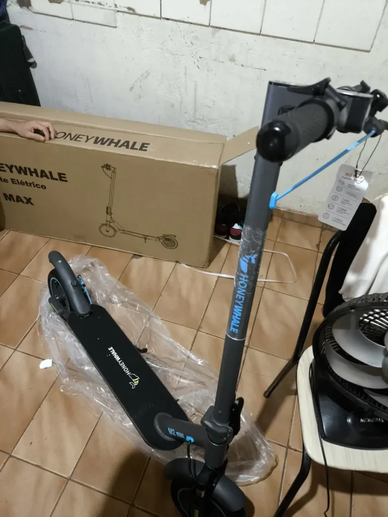 HONEYWHALE M2 Max Patinete Eléctrico Plegable Rosa em Aluminio con Bluetooth, Luz LED y Suspensión doble photo review