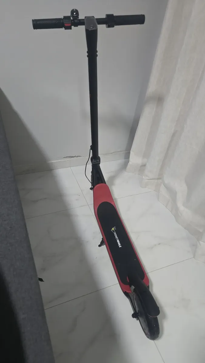 HONEYWHALE M1 Lite Patinete Eléctrico 500W Negro-Amarillo Plegable con Bluetooth y LED photo review