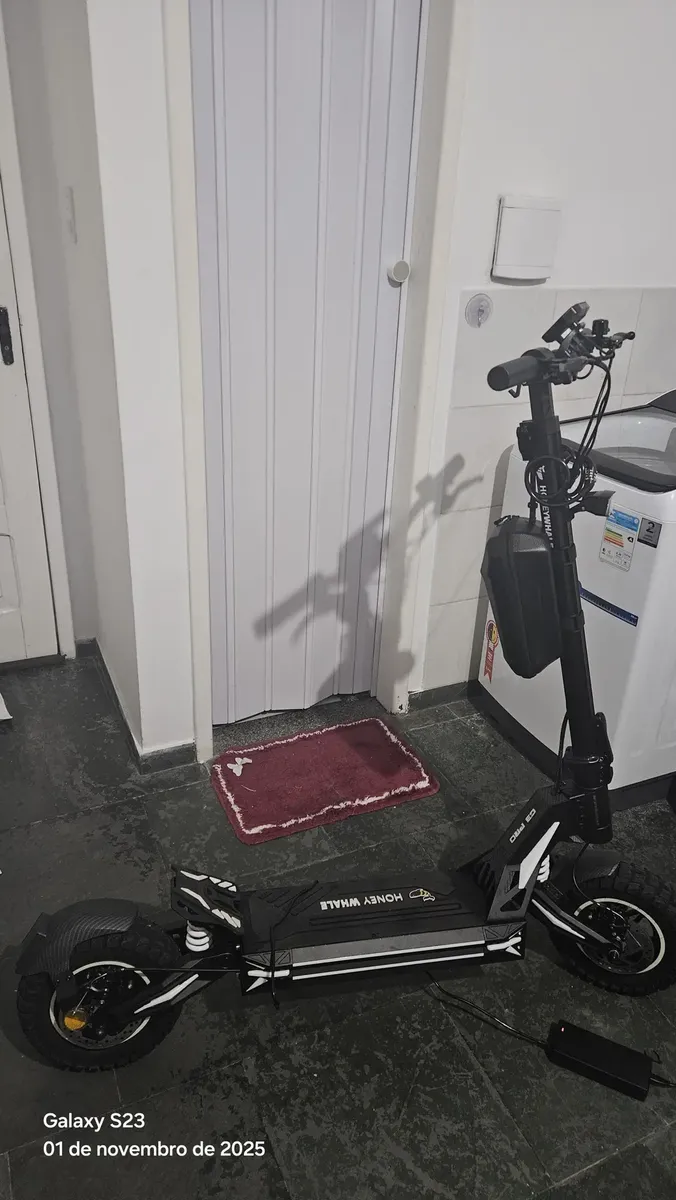 HONEYWHALE G3 Pro Patinete Eléctrico Plegable Negro 48V 1640W con Ruedas 12" y Luz LED photo review