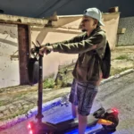 HONEYWHALE T8A Patinete Eléctrico Plegable Negro 48V 950W con Bluetooth y Luz LED photo review
