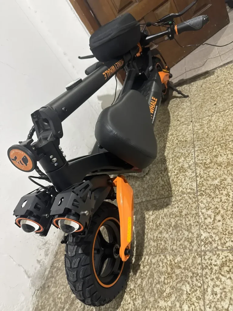 HONEYWHALE T8A Patinete Eléctrico Plegable Negro 48V 950W con Bluetooth y Luz LED photo review