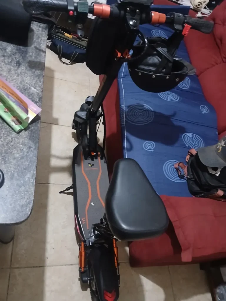 HONEYWHALE M4 Patinete Eléctrico Plegable Negro 48V 600W con Bluetooth y Luz LED photo review