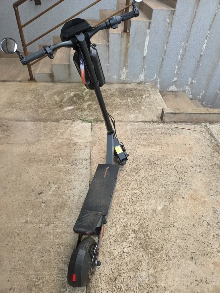 HONEYWHALE H2 Bicicleta Eléctrica Plegable Amarillo 48V 15Ah Ruedas 10" LED photo review