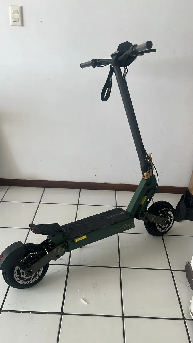 HONEYWHALE H2-Dual Patinete Plegable Negro Aluminio LED Freno de Disco 150kg photo review
