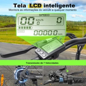 Honeywhale S8 Bicicleta Eléctrica de Montanha Llanta 26 Motor 450W Batería 36V 15Ah 7 Velocidades E-Bike para Todo Tipo de Terreno Estradas y Praias - Imagen 7