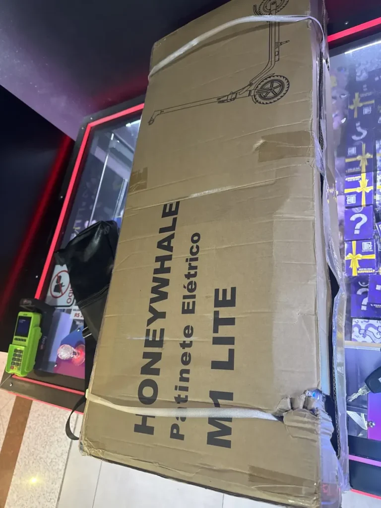 HONEYWHALE Patinete Eléctrico M1 Lite 500W Negro-Amarillo Plegable con Bluetooth y LED photo review