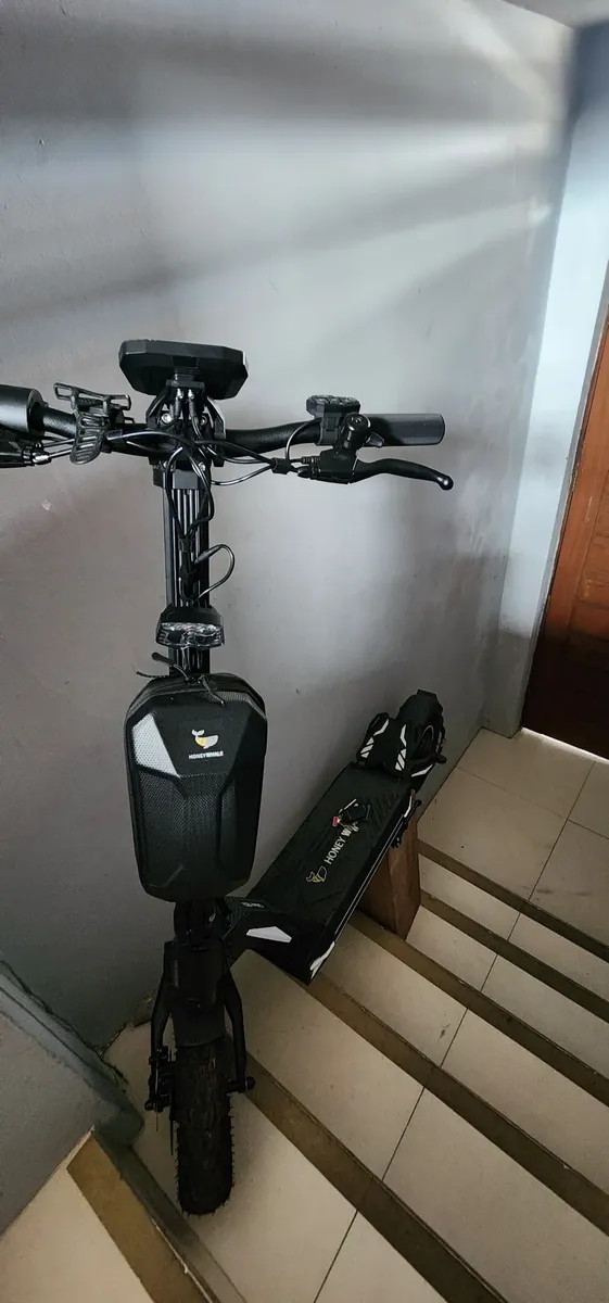 HONEYWHALE G3 Pro Patinete Eléctrico Plegable Negro 48V 1640W con Ruedas 12" y Luz LED photo review