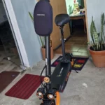 HONEYWHALE T8A Patinete Eléctrico Plegable Negro 48V 950W con Bluetooth y Luz LED photo review