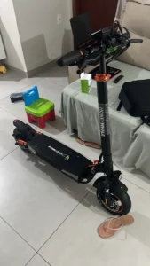 HONEYWHALE T4A Patinete Eléctrico Plegable Negro 750W 48V 10Ah Bluetooth LED Freno de Disco photo review