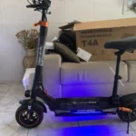 HONEYWHALE T4A Patinete Eléctrico Plegable Negro 750W 48V 10Ah Bluetooth LED Freno de Disco photo review