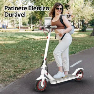 HONEYWHALE Patinete Eléctrico M2 Pro 500W Plegable 8,5" Blanco con Bluetooth y LED - Imagem 7
