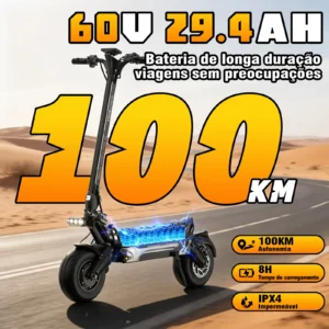 Honeywhale GT1 - Patinete Eléctrico Dual Motor 2000Wx2 60V 29.4AH - Imagen 3