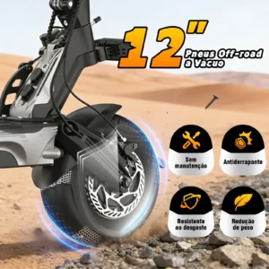 Honeywhale GT1 - Patinete Eléctrico Dual Motor 2000Wx2 60V 29.4AH - Imagen 5