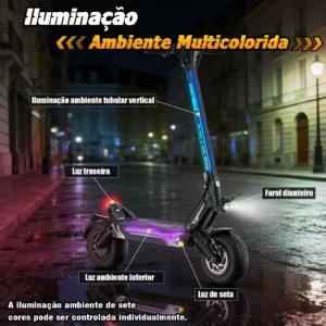 Honeywhale GT1 - Patinete Eléctrico Dual Motor 2000Wx2 60V 29.4AH - Imagen 7
