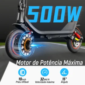 Honeywhale M1 Max - Patinete Eléctrico 500W 36V 7.8AH 32km/h - Imagen 2