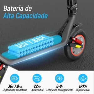 Honeywhale M1 Max - Patinete Eléctrico 500W 36V 7.8AH 32km/h - Imagen 3