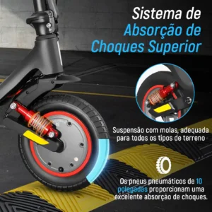 Honeywhale M1 Max - Patinete Eléctrico 500W 36V 7.8AH 32km/h - Imagen 4