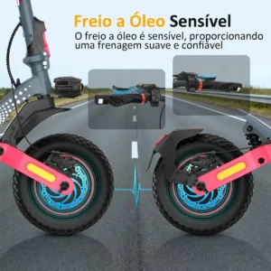 Honeywhale T8MAX Patinete Eléctrico Dual Motor 1000Wx2 52V 20AH Freno a Óleo 65km/h - Imagen 5
