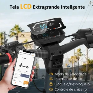 Honeywhale T8MAX Patinete Eléctrico Dual Motor 1000Wx2 52V 20AH Freno a Óleo 65km/h - Imagen 7
