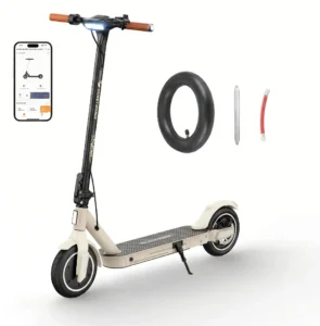 HONEYWHALE E9T Patinete Eléctrico Plegable Amarillo em Liga de Aluminio con Bluetooth y Luz LED