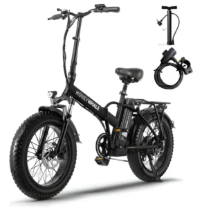 Honeywhale F6 Bicicleta Eléctrica Plegable Fat Bike Llanta 20" Motor 790W Batería 48V 10.4Ah