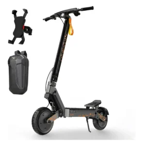 HONEYWHALE H2-Dual Patinete Plegable Negro Aluminio LED Freno de Disco 150kg