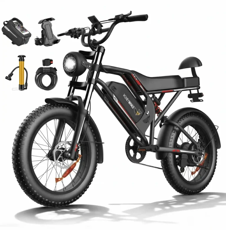 Honeywhale K6S Bicicleta Eléctrica Plegable 1080W Neumáticos Fat 20x4" Batería 48V 15.6Ah