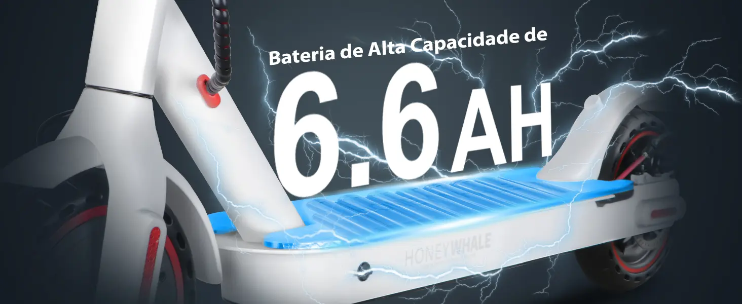 Batería de litio 36V 6.6Ah con recarga rápida en menos de 6 horas