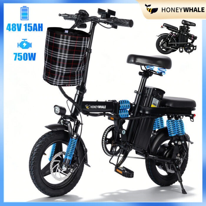 HONEYWHALE S6 PRO-S Bicicleta eléctrica plegable con batería extraíble y 750W