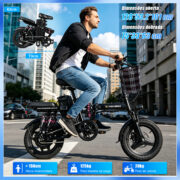 HONEYWHALE S6 PRO-S Bicicleta eléctrica plegable con batería extraíble y 750W - Imagen 10