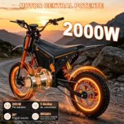 HONEYWHALE MT4 Bicicleta Eléctrica MT4 con motor de 2000 W y autonomía de 50 km - Imagen 2