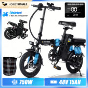 HONEYWHALE S6 PRO-S Bicicleta eléctrica plegable con batería extraíble y 750W - Imagen 2