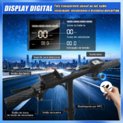 HONEYWHALE S6 PRO-S Bicicleta eléctrica plegable con batería extraíble y 750W - Imagen 9