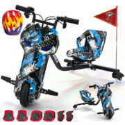 Honeywhale 007C Triciclo Eléctrico Infantil 300W - Bluetooth, Luces LED, 3 Velocidades y Giro 360 Grados - Image 2