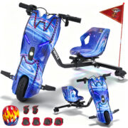 Honeywhale 007R Triciclo Eléctrico Infantil 300W - Bluetooth, Luces LED, 3 Velocidades y Giro 360 Grados - Image 2