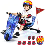 Honeywhale 007R Triciclo Eléctrico Infantil 300W - Bluetooth, Luces LED, 3 Velocidades y Giro 360 Grados