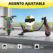 Honeywhale 008U Triciclo Eléctrico Infantil con Luces RGB, Bluetooth y Giro 360° - Imagem 2