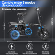HONEYWHALE S6 PRO-S Bicicleta eléctrica plegable con batería extraíble y 750W - Image 2