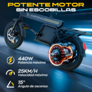 Honeywhale B20 Bicicleta Eléctrica Plegable Motor 350W 36V 7.8AH Neumático 14" Freno de Disco - Image 2