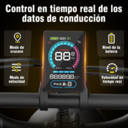 Honeywhale K6S Bicicleta Eléctrica Plegable 1080W Neumáticos Fat 20x4" Batería 48V 15.6Ah - Image 4