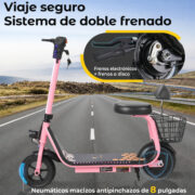Honeywhale JL006 Scooter Eléctrico Infantil con Luces RGB Bluetooth Motor 300W Batería 3.6Ah y Kit de Protección - Image 4
