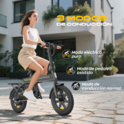 Honeywhale B20 Bicicleta Eléctrica Plegable Motor 350W 36V 7.8AH Neumático 14" Freno de Disco - Image 4