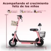 Honeywhale JL005 Scooter Eléctrico Infantil con altavoz Bluetooth Motor 350W Batería 3.6Ah Cesta Doble - Image 6